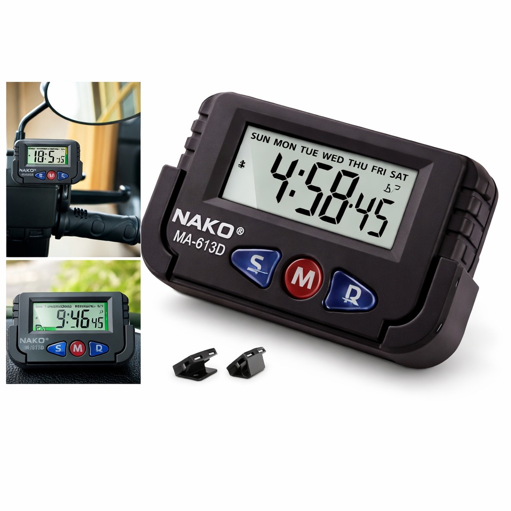 RELOJ PARA CARRO O MOTO PEGABLE