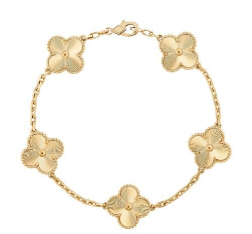 VAN CLEEF EN ACERO ORO