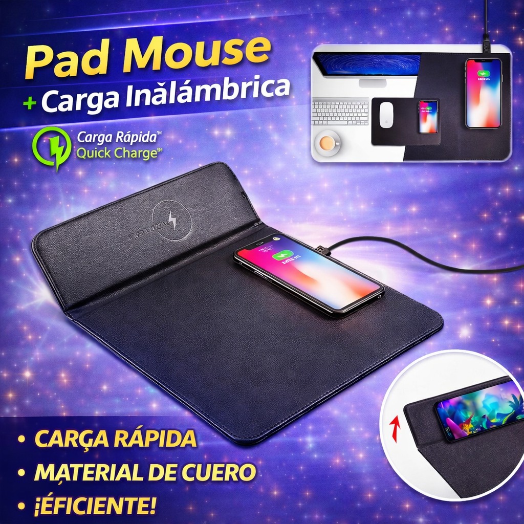 PAD MAUSE CARGA INALAMBRICA