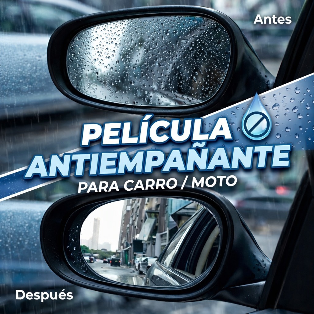 PELICULA ANTIEMPAÑANTE PARA CARRO O MOTO