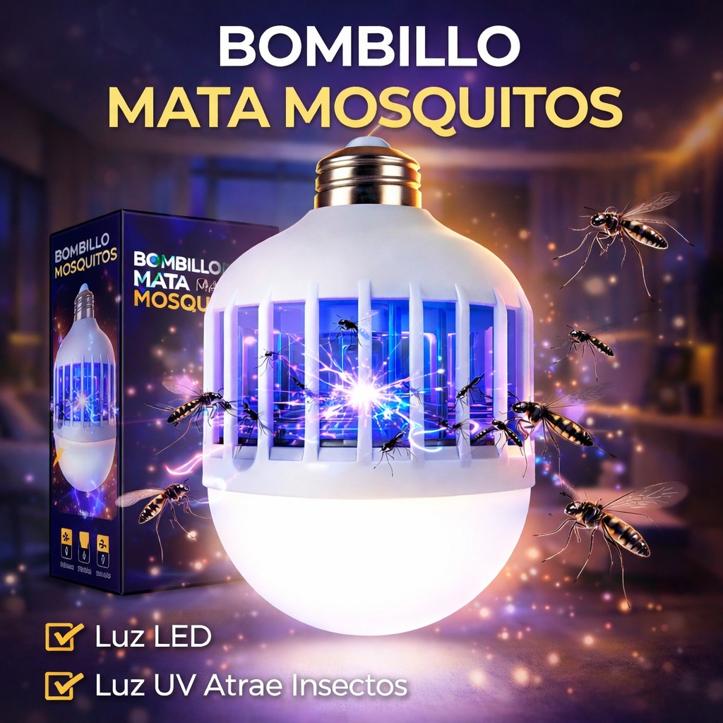 BOMBILLO MATA MOSQUITOS