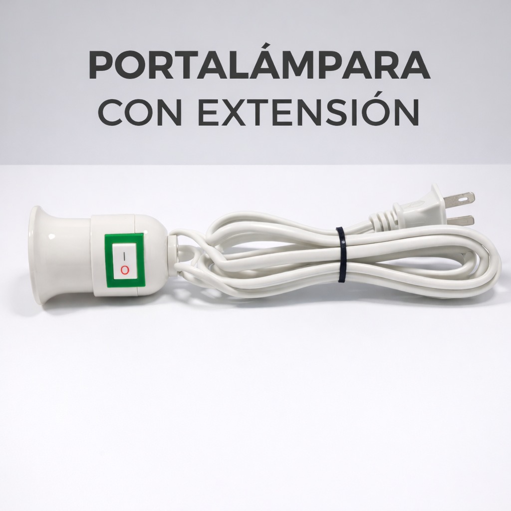 PORTALAMPARA CON EXTENCION
