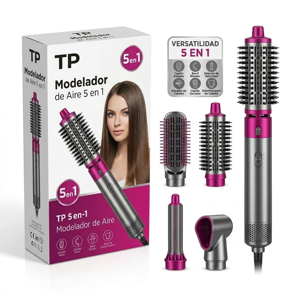MOLDEADOR DE CABELLO 5 EN 1