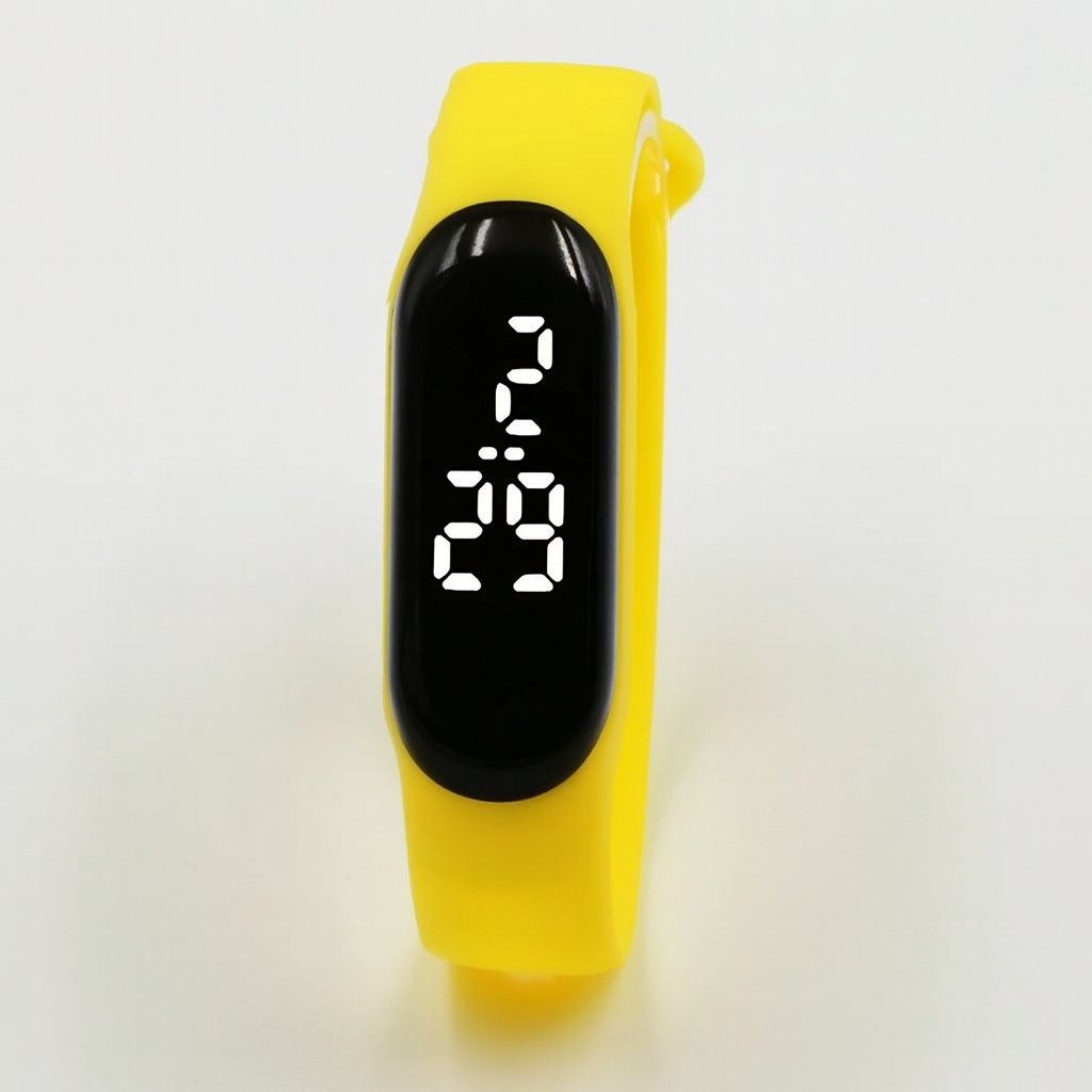 RELOJ DIGITAL ECONOMICO AMARILLO