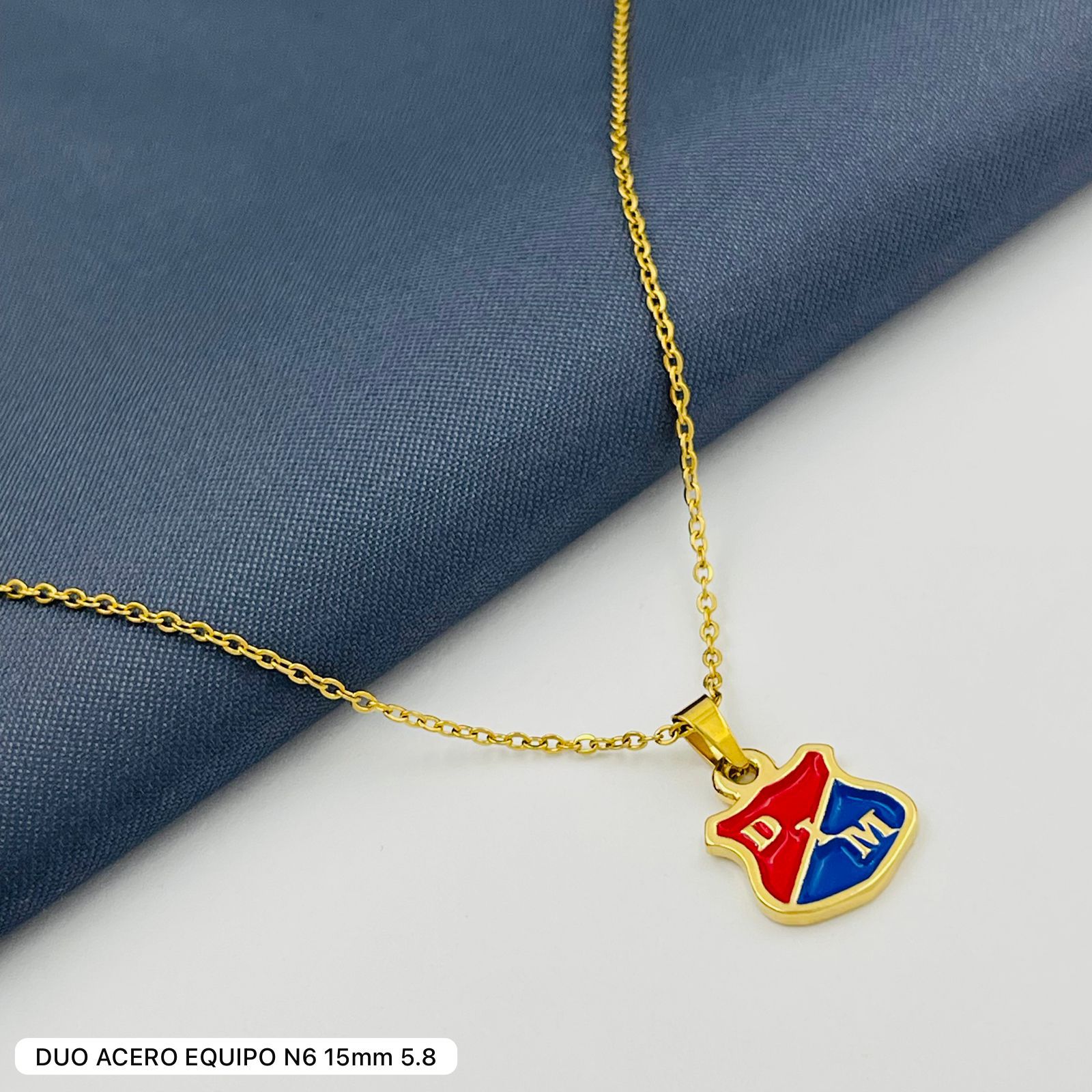 CADENA  Y DIJE FUTBOL COLOMBIANO DEPORTIVO INDEPENDIENTE MEDELLÍN 