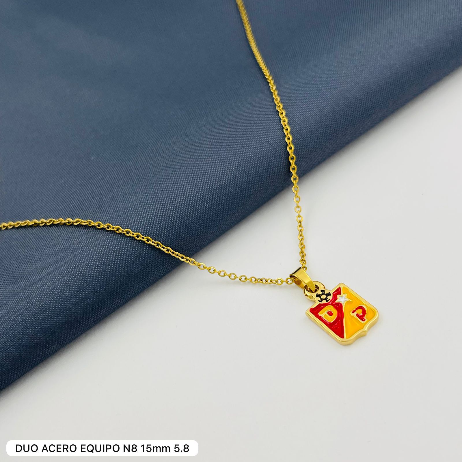 CADENA  Y DIJE FUTBOL COLOMBIANO DEPORTIVO PEREIRA 