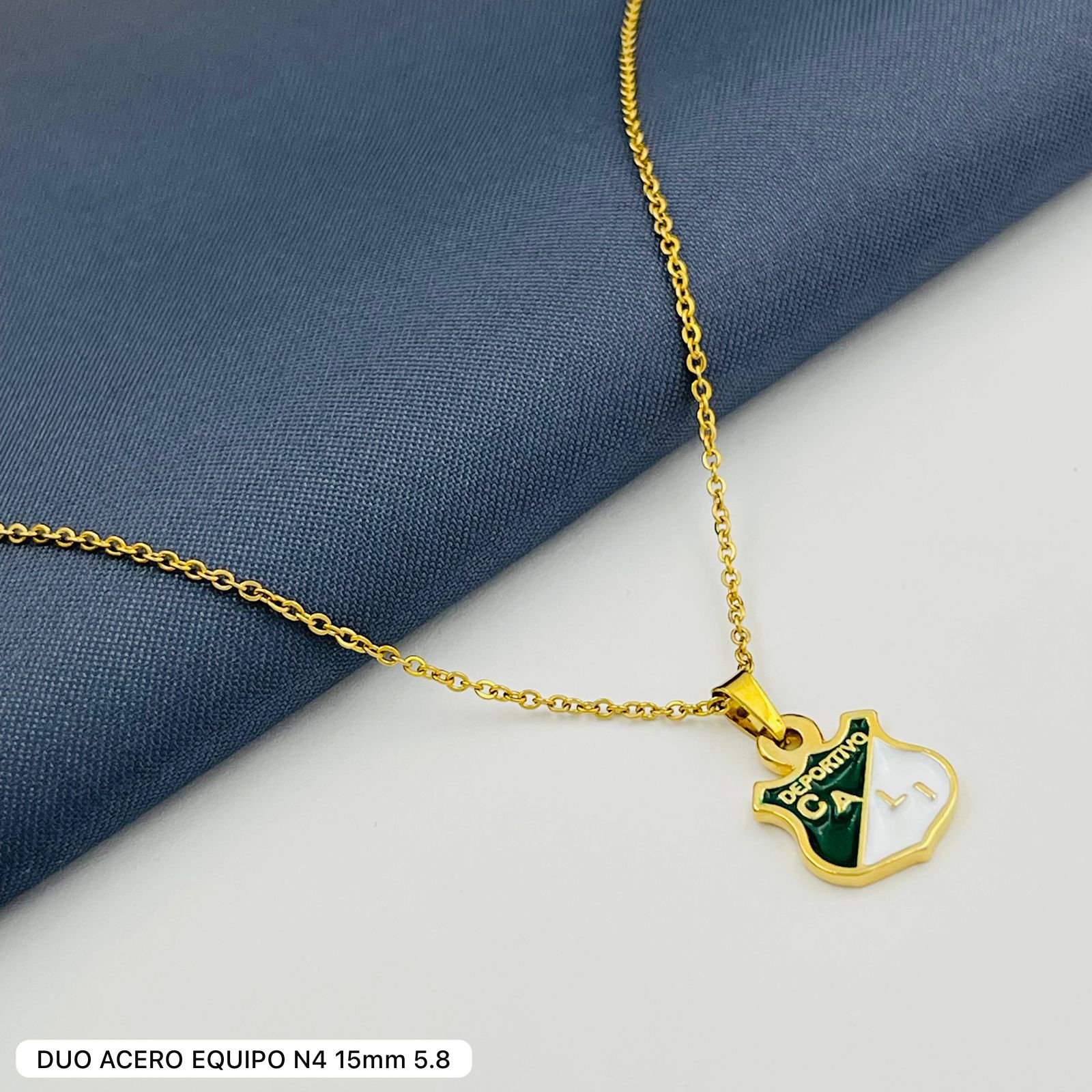 CADENA  Y DIJE FUTBOL COLOMBIANO DEPORTIVO CALI 