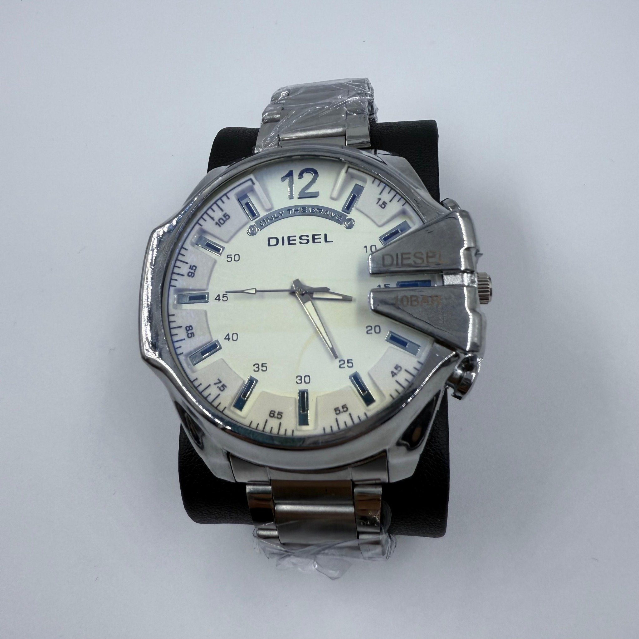 RELOJ DIESEL A GRIS-BLANCO