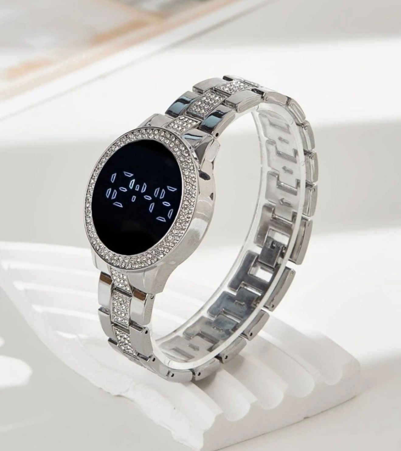 LED JOYA PERLAS DAMA PLATIADO