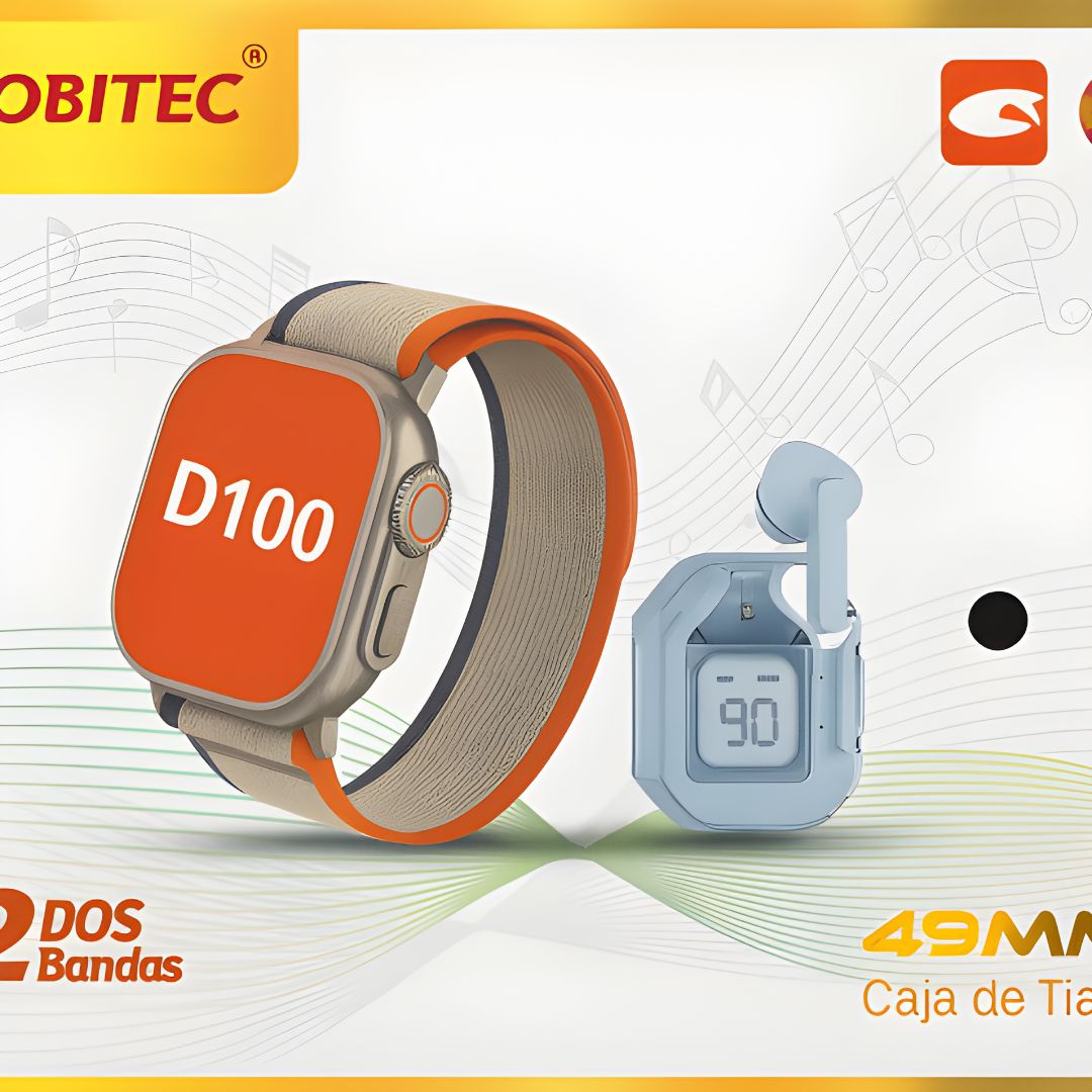 RELOJ INTELIGENTE + AUDIFONOS