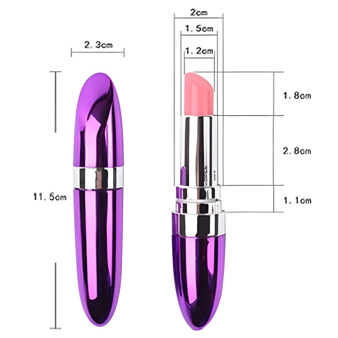 VIBRADOR EN FORMA DE LABIAL 