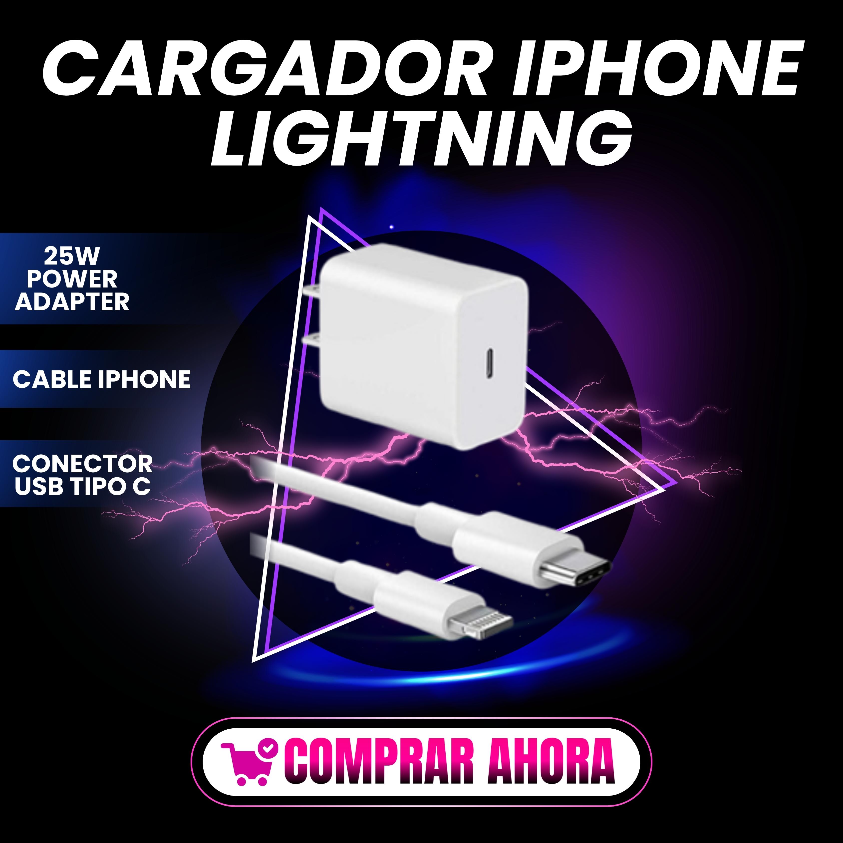 CARGADOR iPHONE LIGHTNING 1.1