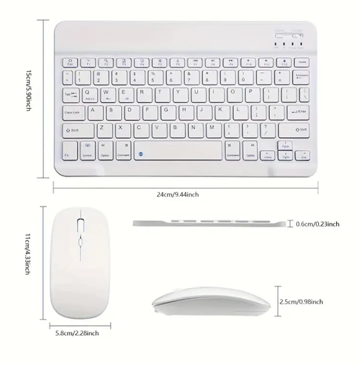 COMBO TECLADO INALÁMBRICO
