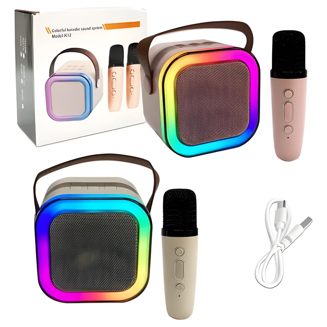 PARLANTE KARAOKE CON MICROFONO