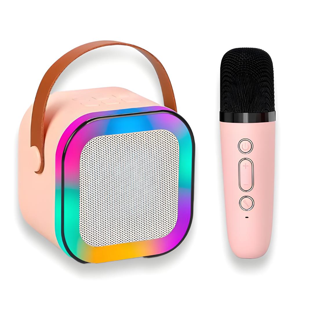 PARLANTE KARAOKE CON MICROFONO