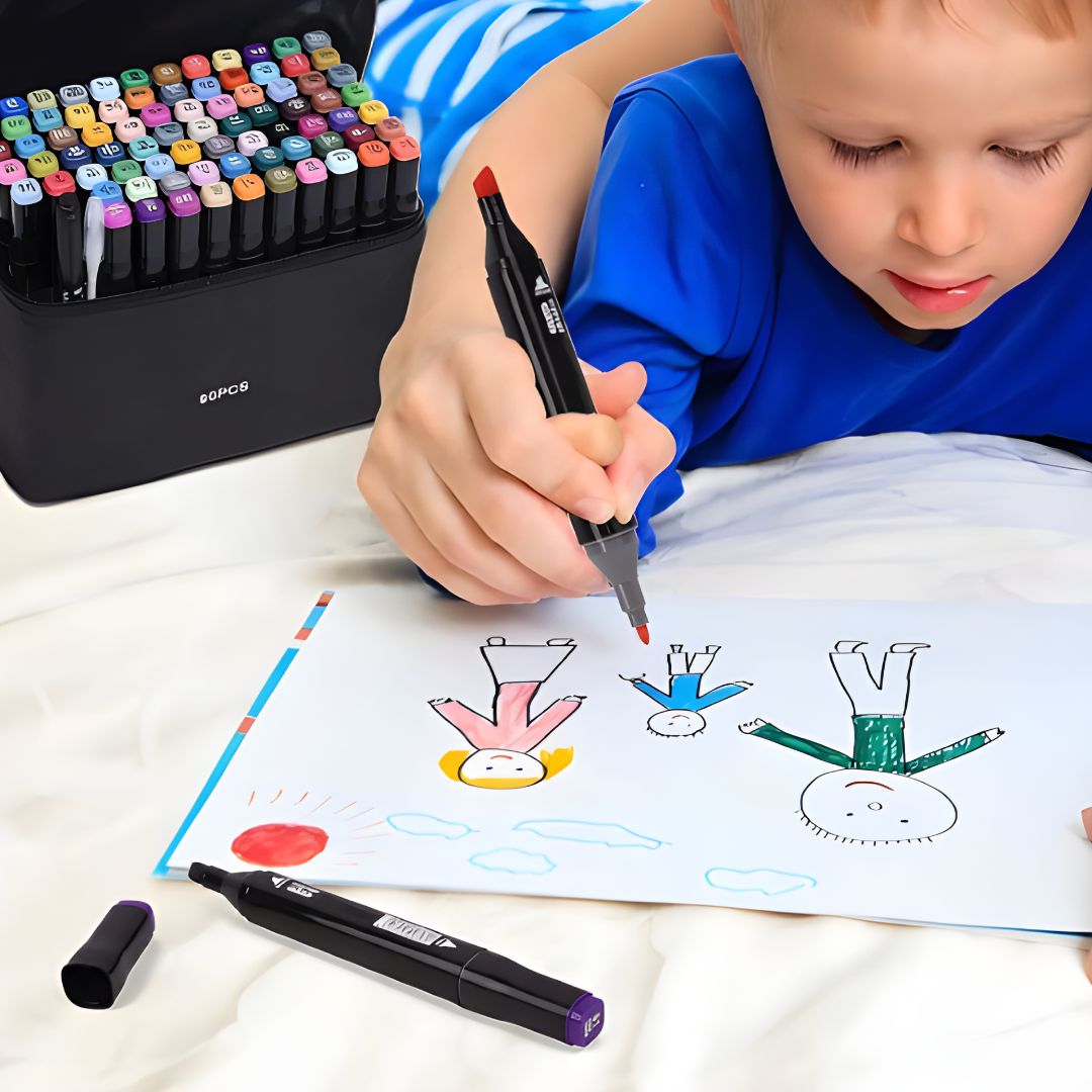 X80 MARCADORES DOBLE PUNTA