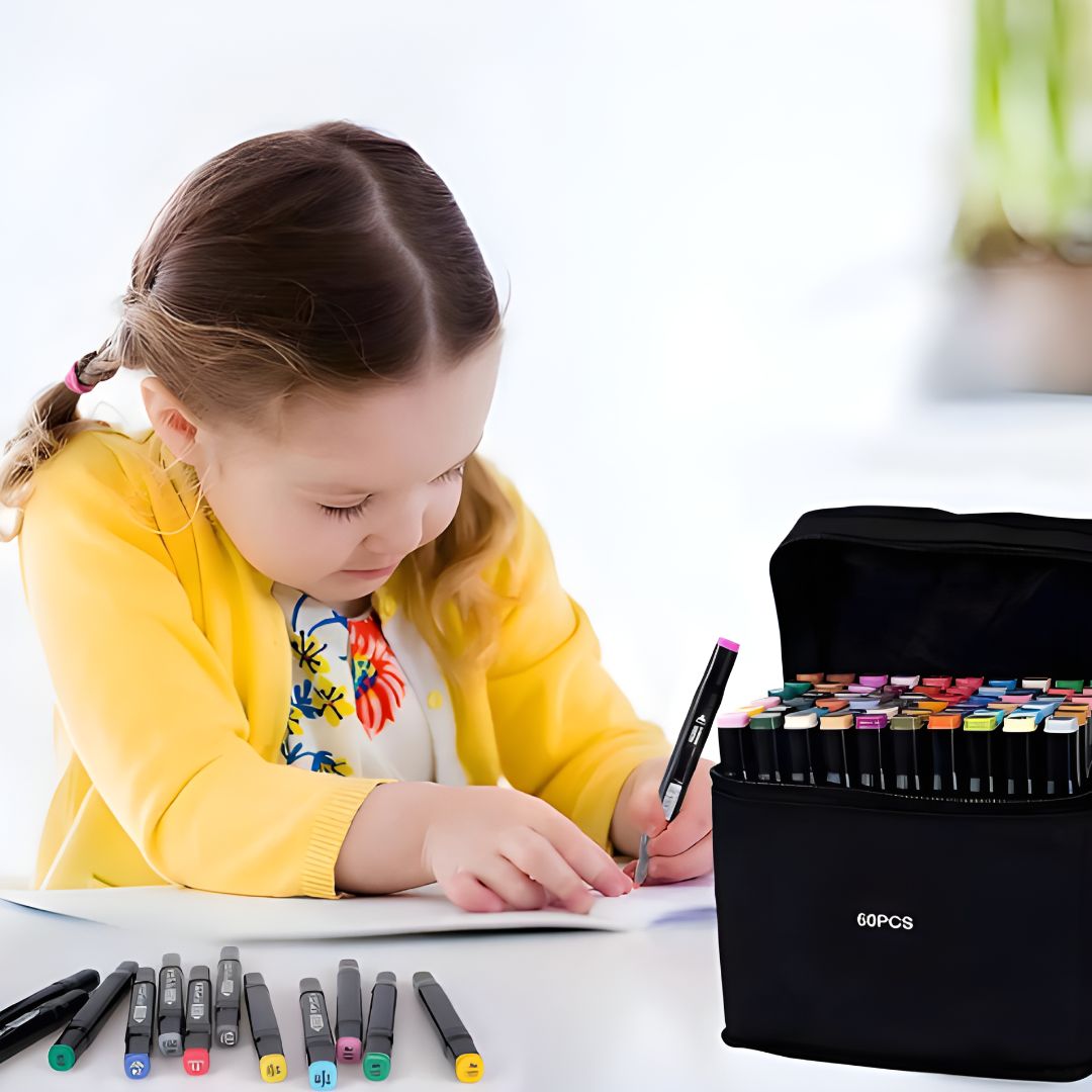 X80 MARCADORES DOBLE PUNTA