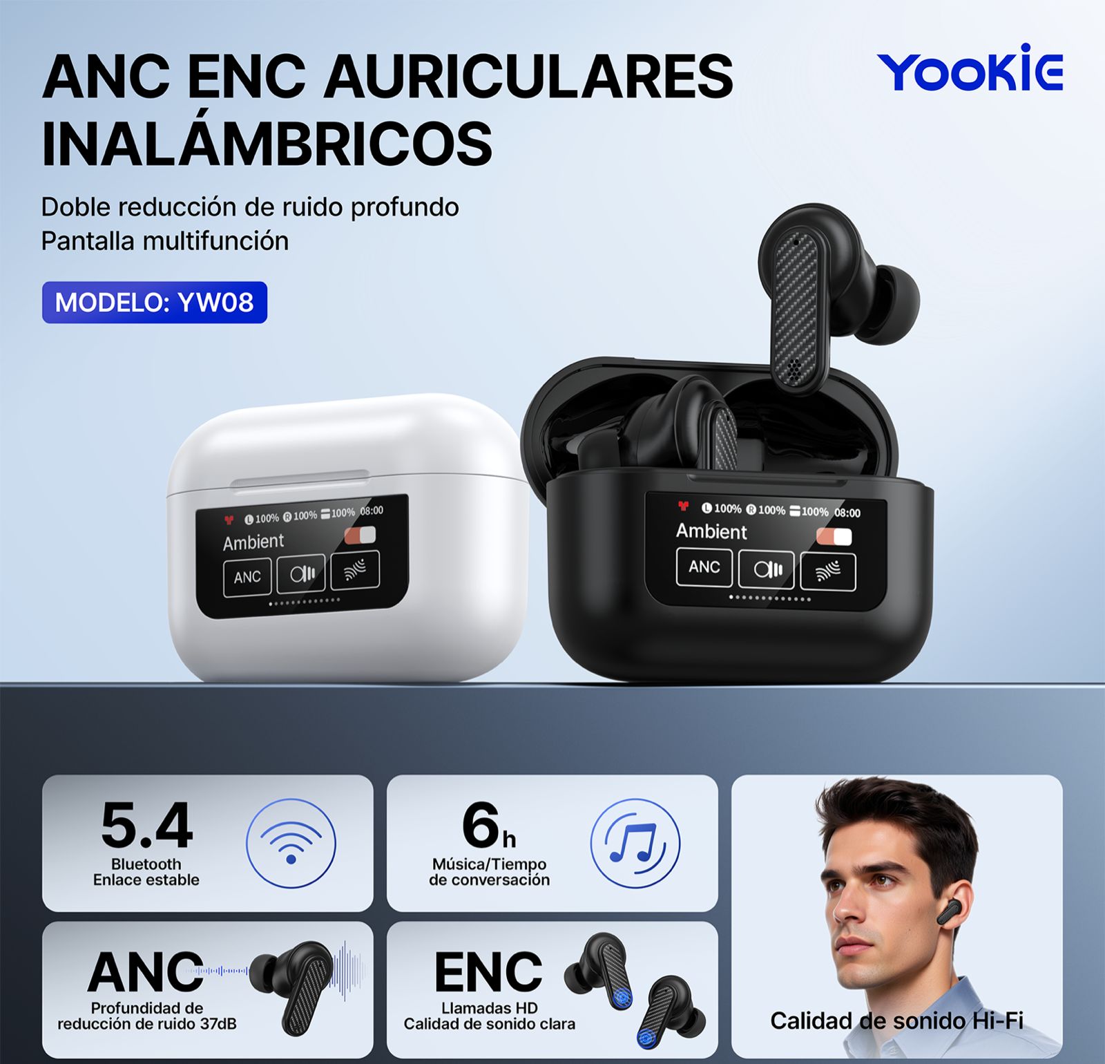 AIRPODS ANC ENC YW08