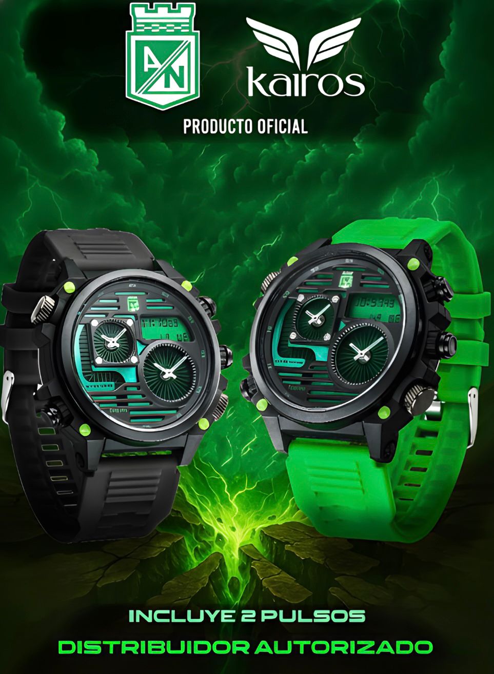 RELOJ OFICIAL ATLETICO NACIONAL
