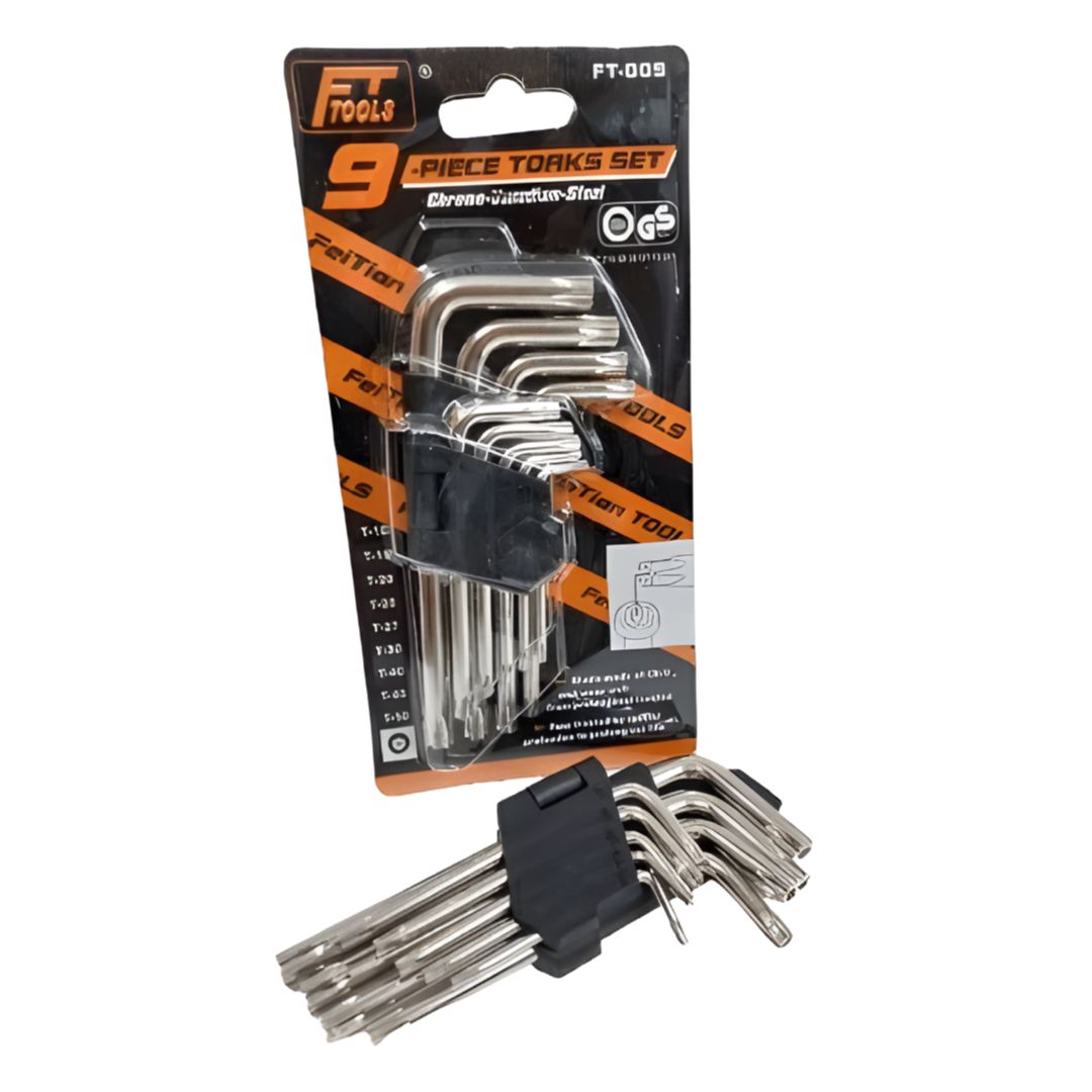 LLAVE ALLEN TORKS SET 9PCS
