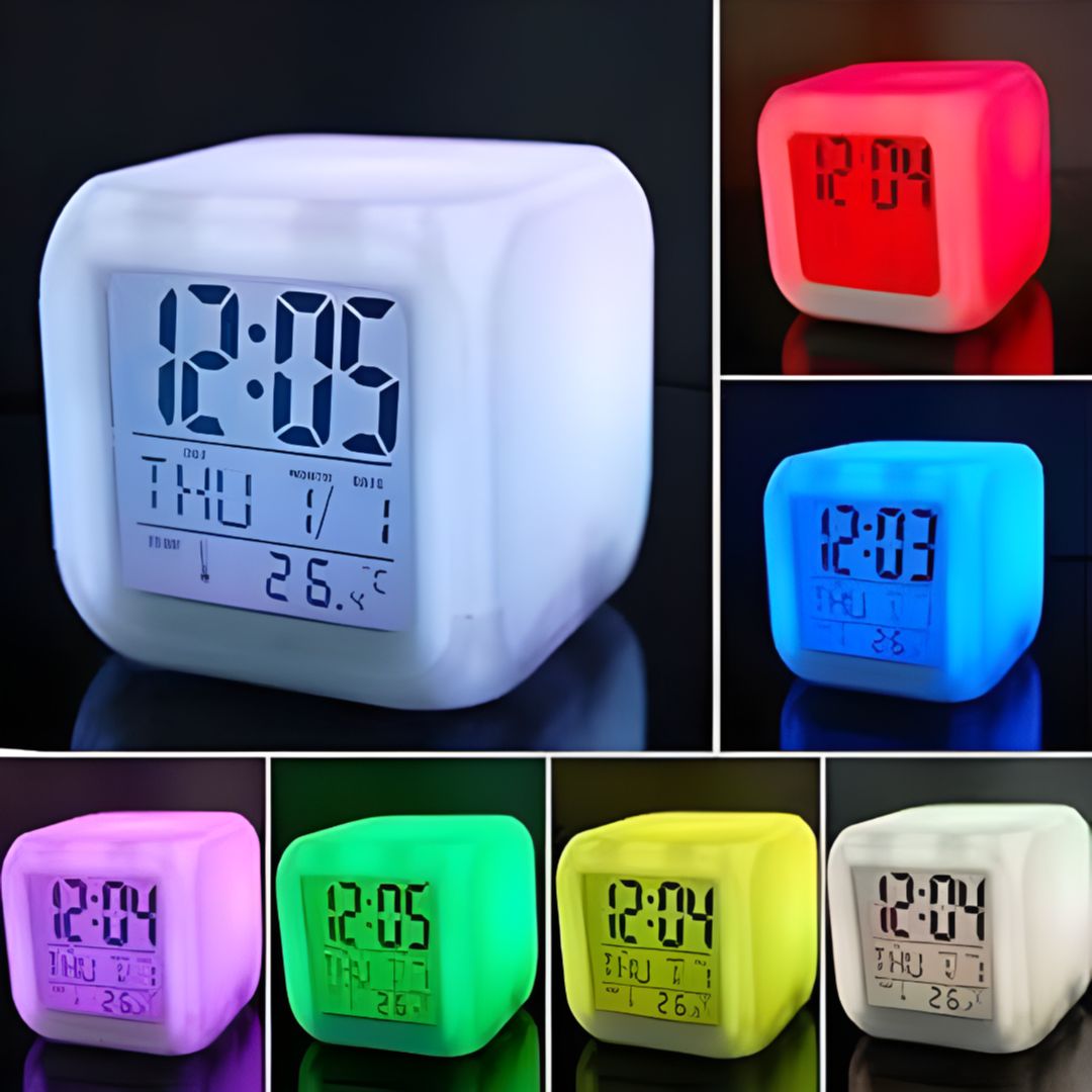 RELOJ RGB DESPERTADOR