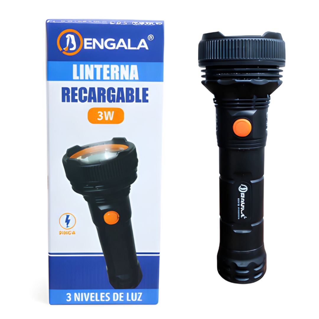 LINTERNA BENGALA RECARGABLE MEDIANA