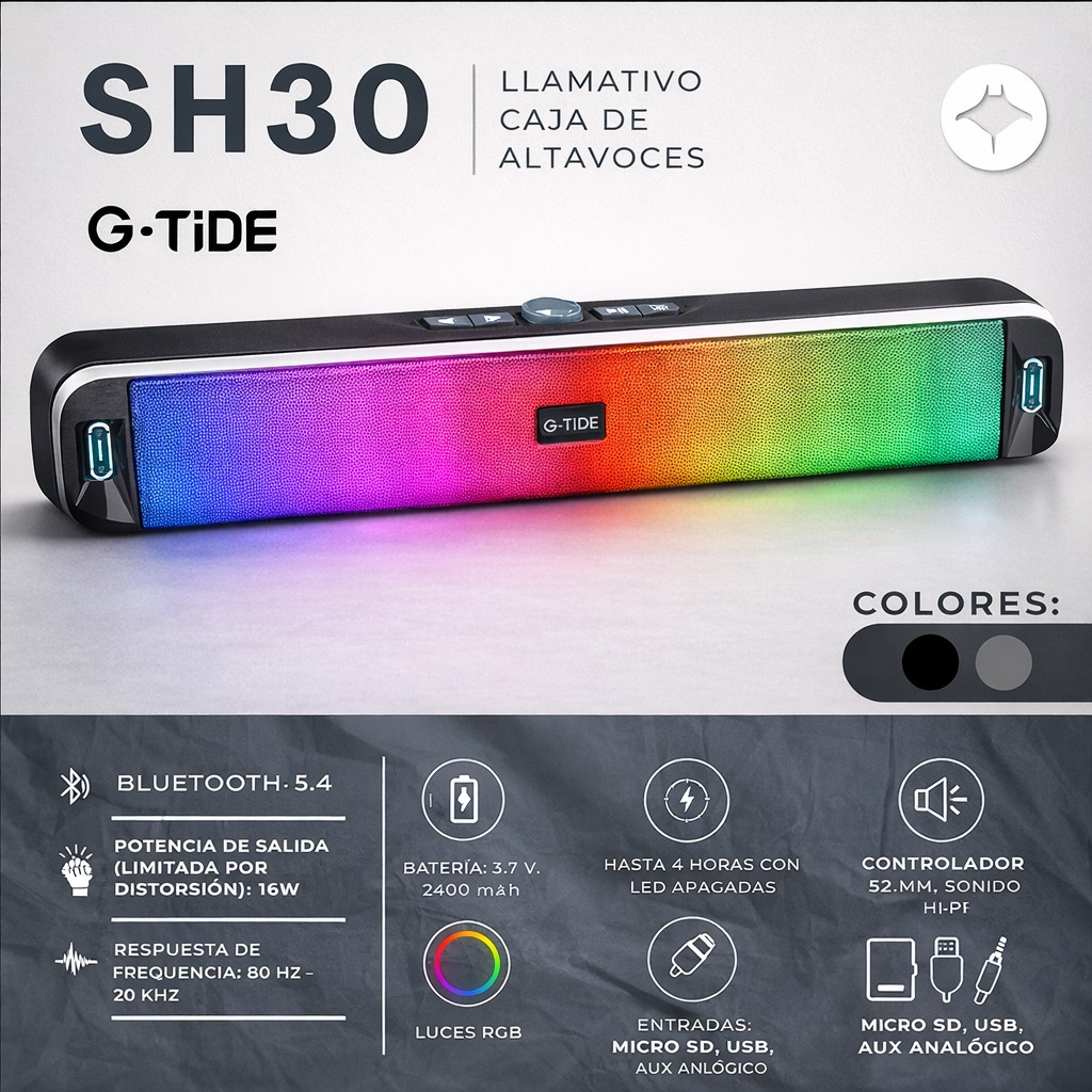 ORIGINAL SH-30 G-TIDE MOBULAA SPEEAKER BOX
