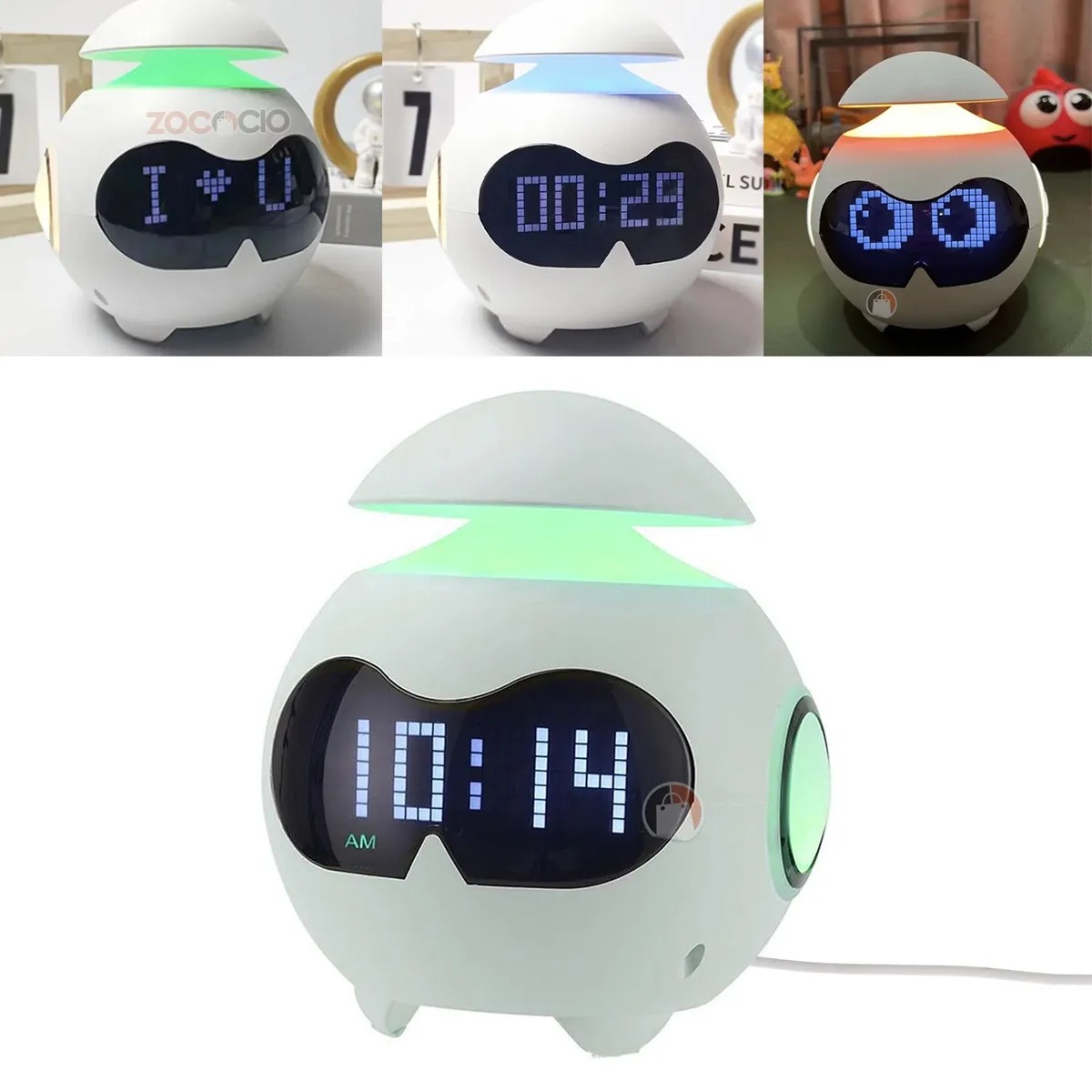 ROBOT DESPERTADOR RELOJ