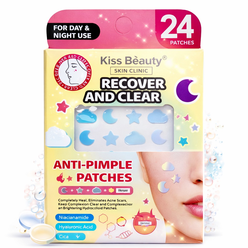 PARCHE ANTI ACNE X24 UNIDADES SOBRE FIGURAS