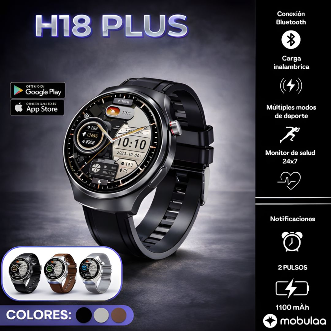 ORIGINAL H18 PLUS MOBULAA SMART WACHT